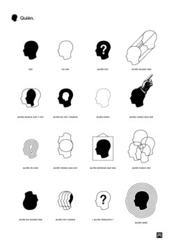 QUIÉN - Poema Gráfico