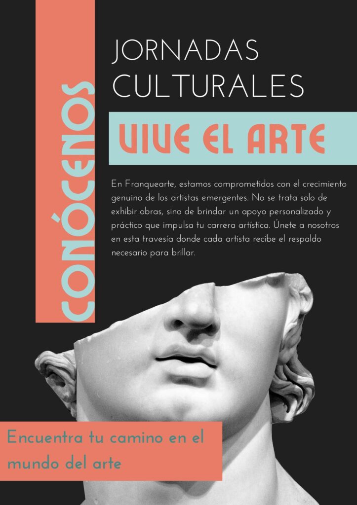 Cartel de las jornadas culturales vive el arte